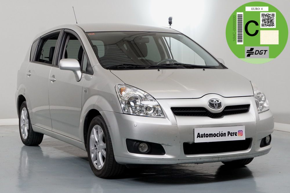Nueva Recepción: Toyota Corolla Verso 1.8i Sol 7 Plazas. Pendiente de Preparación.